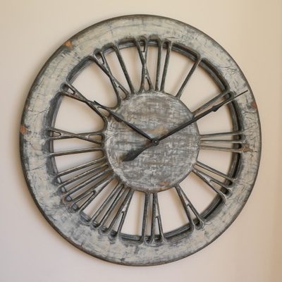Shabby Chic Clock 100 cm diameter