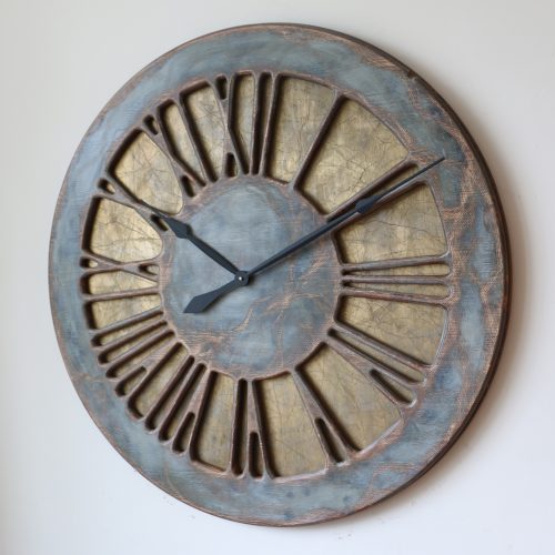 100 cm okrągły zegar ścienny z cyframi rzymskimi
