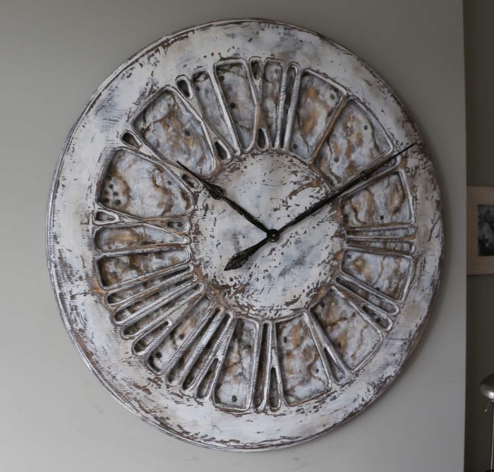 extraordinary and unique shabby chic clock