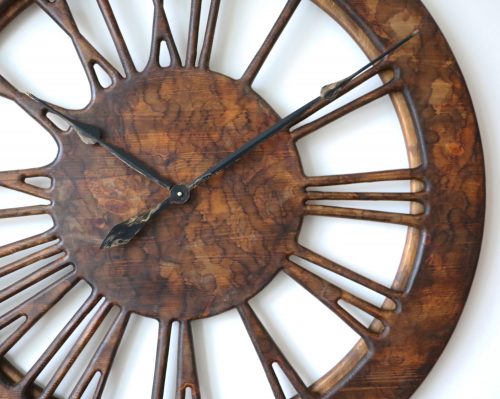 Powiększenie zegara ściennego w stylu vintage
