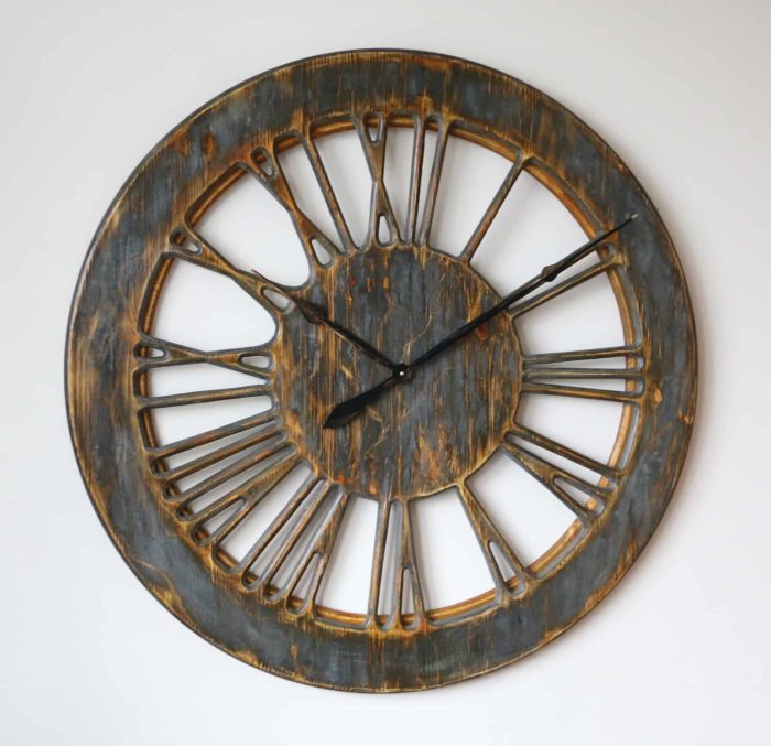kitchen wall clock with roman numerals