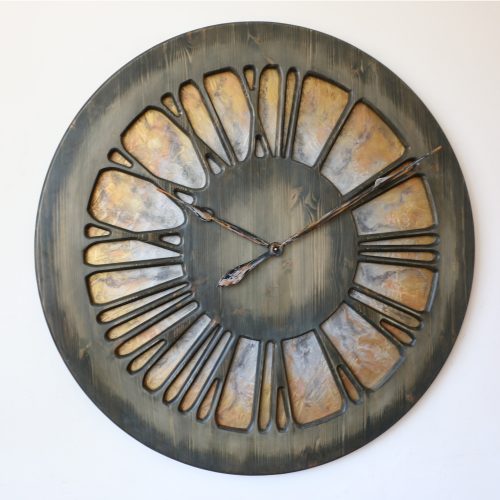 Artistic Wall Clock seen from the left
