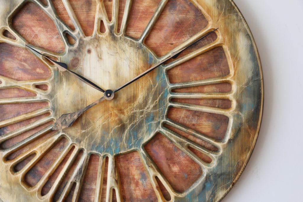 large kitchen wall clock next