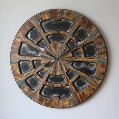 Industrial Clock for Wall- Cherokee Right